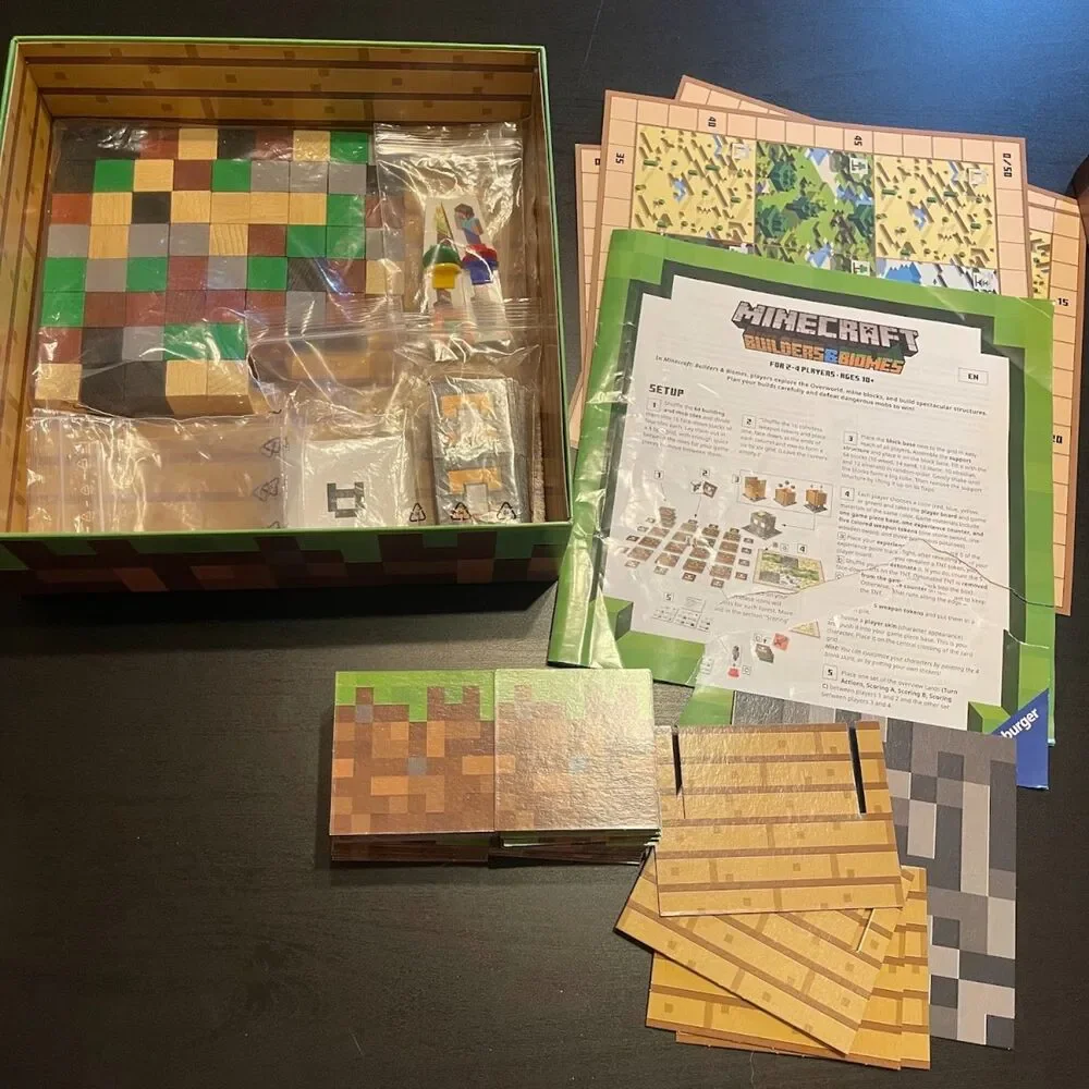 Minecraft Builders & Biomes Board Game – Ravensburger – 2019